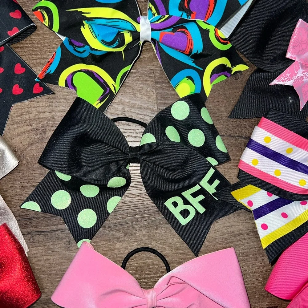 Brand new but flawed! Cheerleading bow bundle!